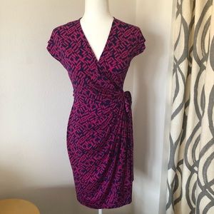 Maggie London wrap dress